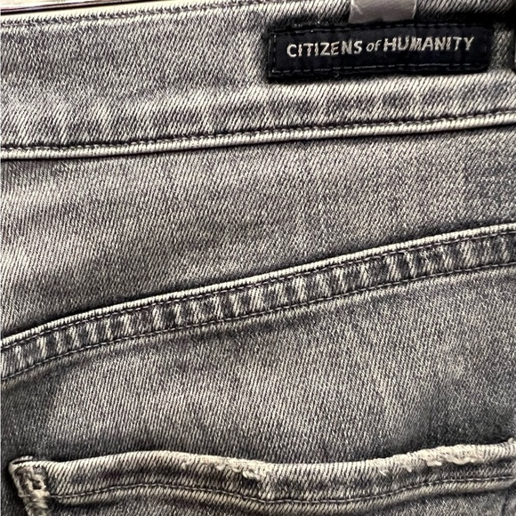 Citizens of Humanity Demy Cropped Flare Jeans in Gray | Size 28 - Picture 5 of 8
